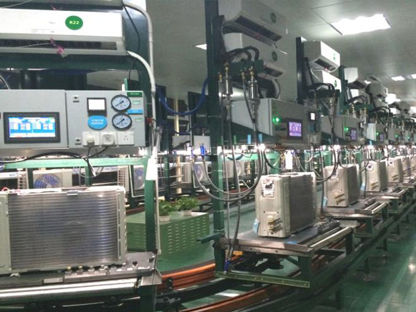 Outdoor unit production line of Air-conditioner