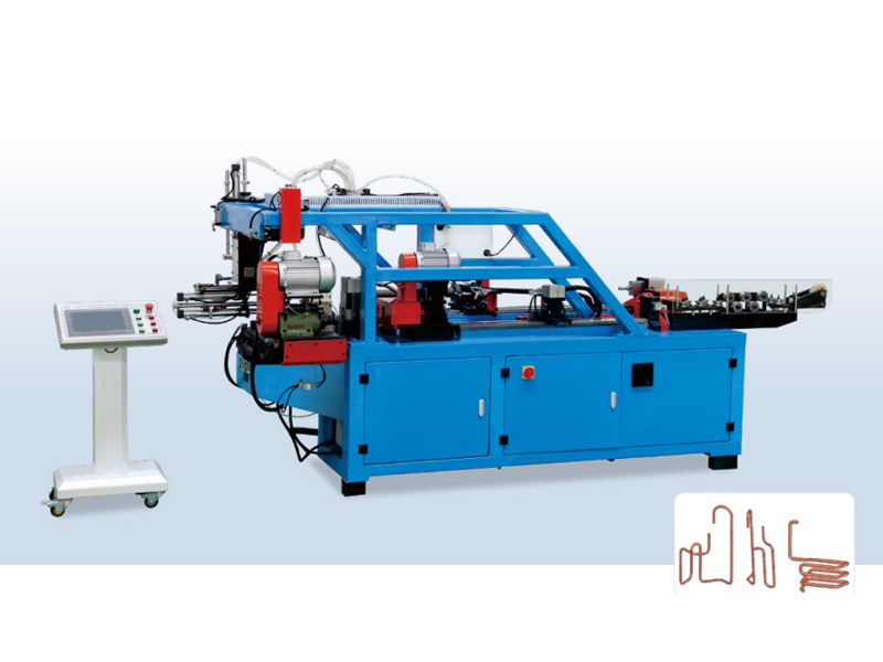 Left and right tube bending machine