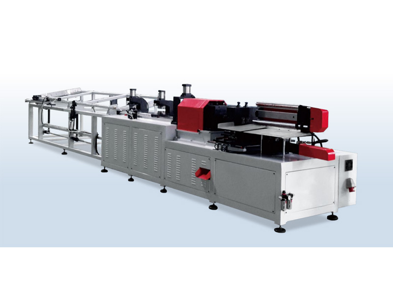 Large tube chipless blanking machine